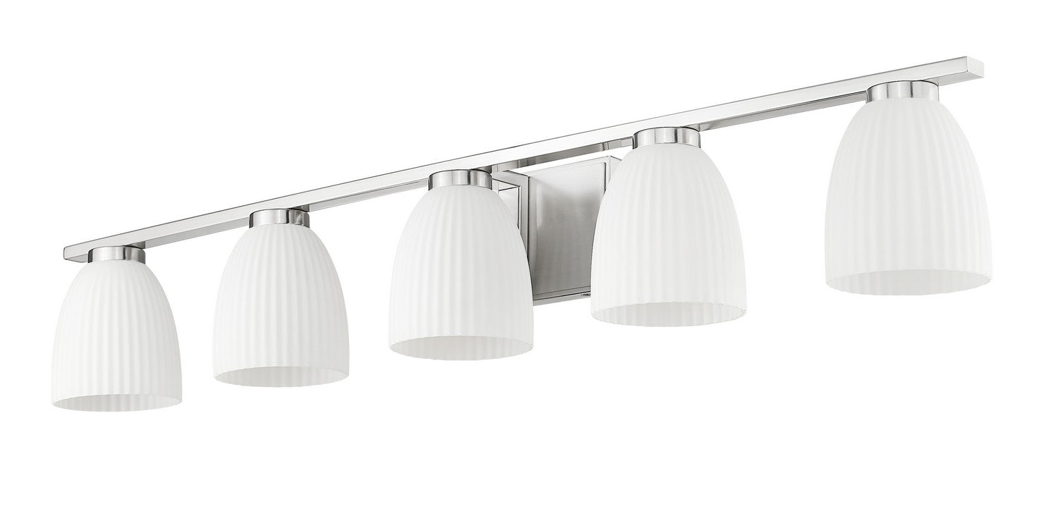 Z-Lite - 7518-5V-BN - Five Light Vanity - Naya - Brushed Nickel