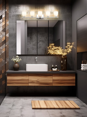 Z-Lite - 7518-5V-CH - Five Light Vanity - Naya - Chrome