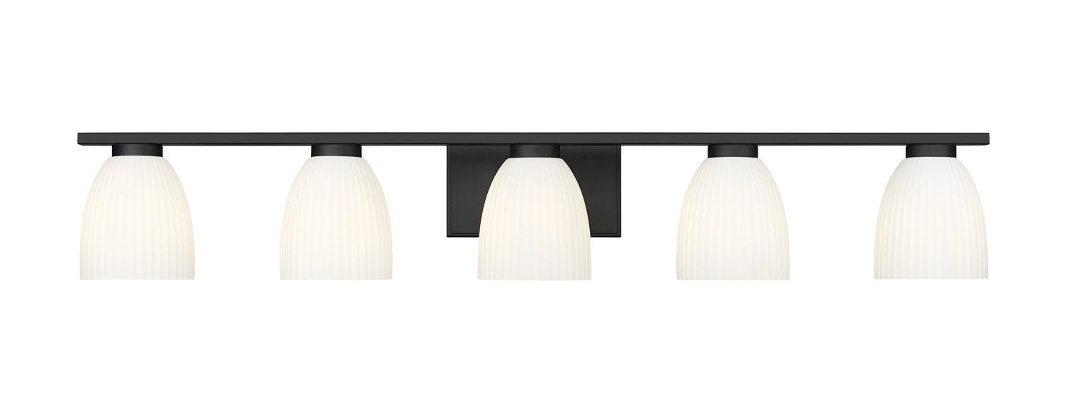 Z-Lite - 7518-5V-MB - Five Light Vanity - Naya - Matte Black