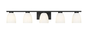 Z-Lite - 7518-5V-MB - Five Light Vanity - Naya - Matte Black