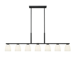 Z-Lite - 7518-7L-MB - Seven Light Linear Chandelier - Naya - Matte Black