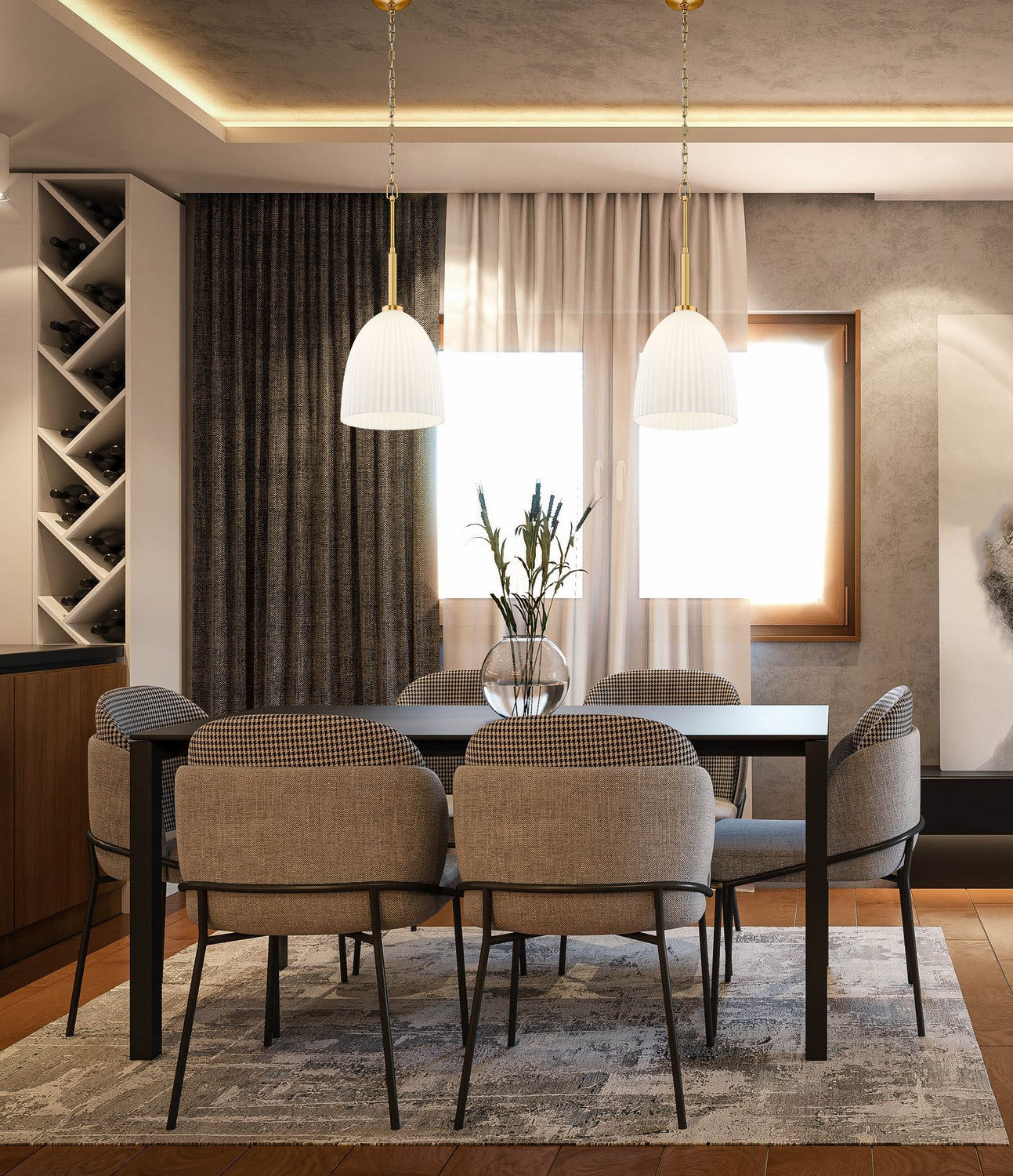 Z-Lite - 7518P11-MGLD - One Light Pendant - Naya - Modern Gold