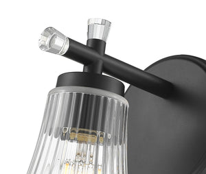 Z-Lite - 7519-1S-MB - One Light Wall Sconce - Belle - Matte Black