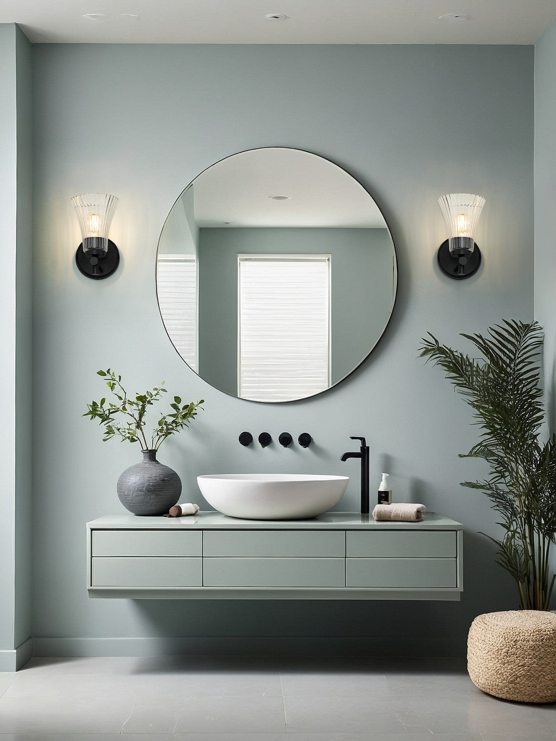 Z-Lite - 7519-1S-MB - One Light Wall Sconce - Belle - Matte Black