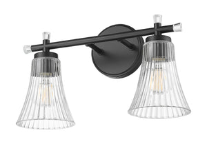 Z-Lite - 7519-2V-MB - Two Light Vanity - Belle - Matte Black