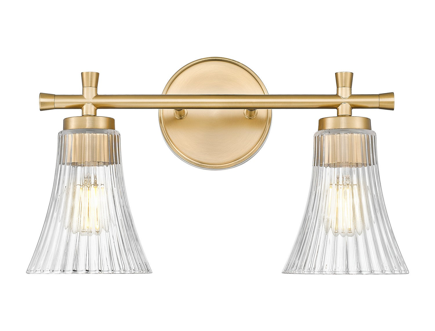 Z-Lite - 7519-2V-MGLD - Two Light Vanity - Belle - Modern Gold
