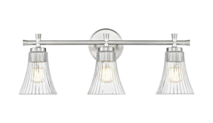 Z-Lite - 7519-3V-BN - Three Light Vanity - Belle - Brushed Nickel