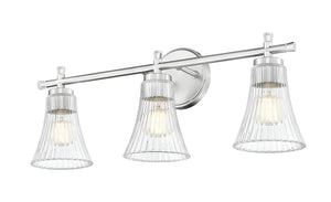 Z-Lite - 7519-3V-BN - Three Light Vanity - Belle - Brushed Nickel