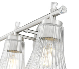 Z-Lite - 7519-3V-BN - Three Light Vanity - Belle - Brushed Nickel