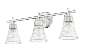 Z-Lite - 7519-3V-BN - Three Light Vanity - Belle - Brushed Nickel