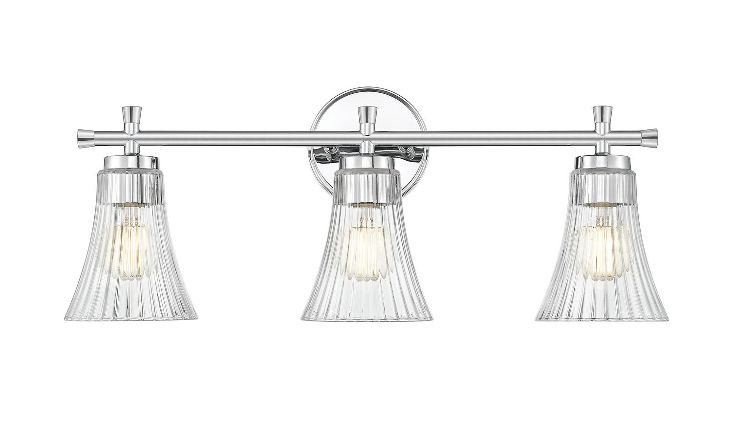 Z-Lite - 7519-3V-CH - Three Light Vanity - Belle - Chrome