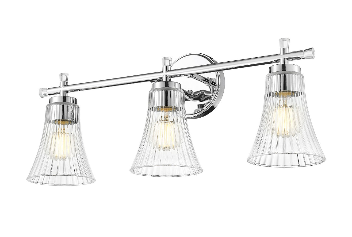 Z-Lite - 7519-3V-CH - Three Light Vanity - Belle - Chrome