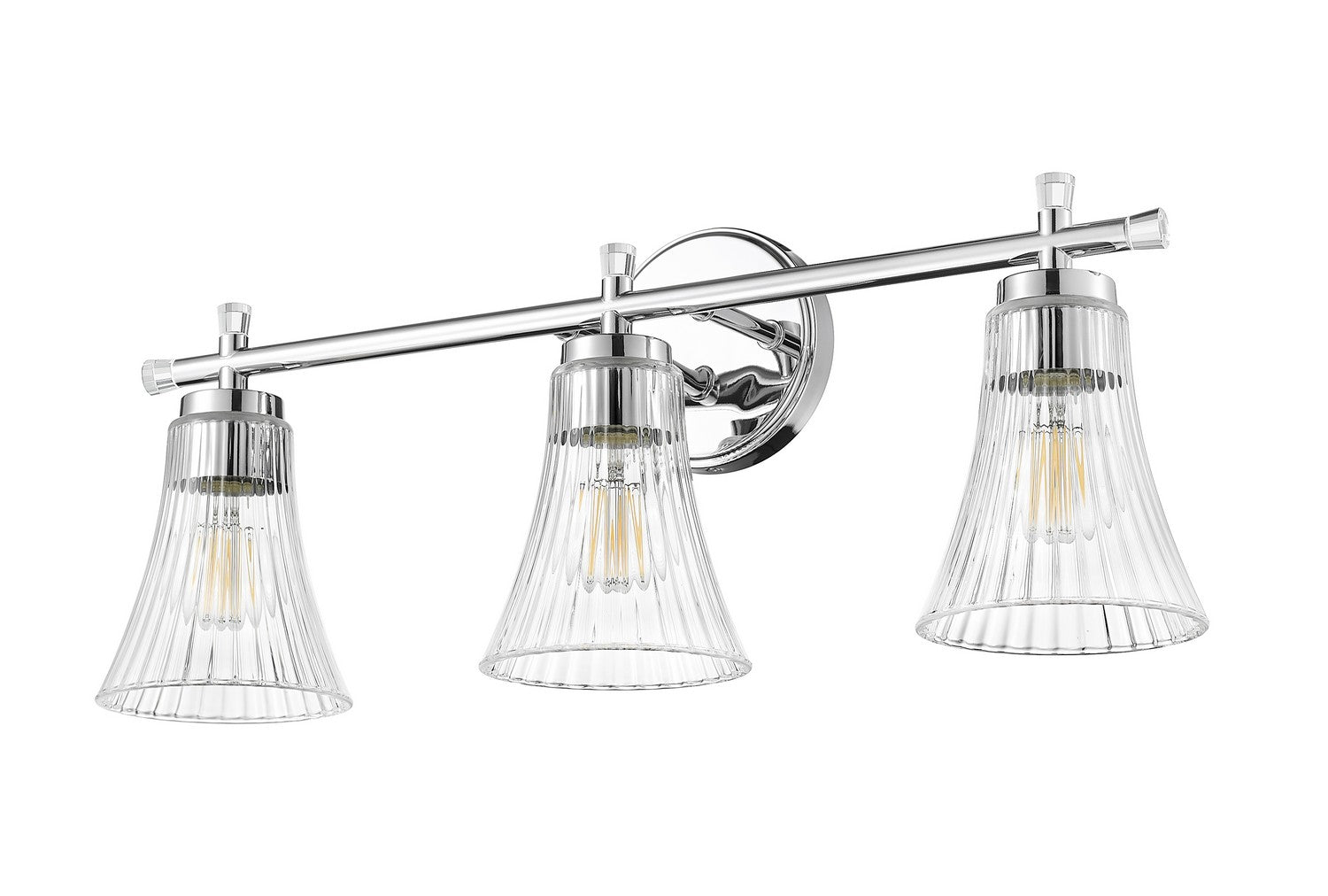 Z-Lite - 7519-3V-CH - Three Light Vanity - Belle - Chrome