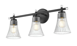 Z-Lite - 7519-3V-MB - Three Light Vanity - Belle - Matte Black