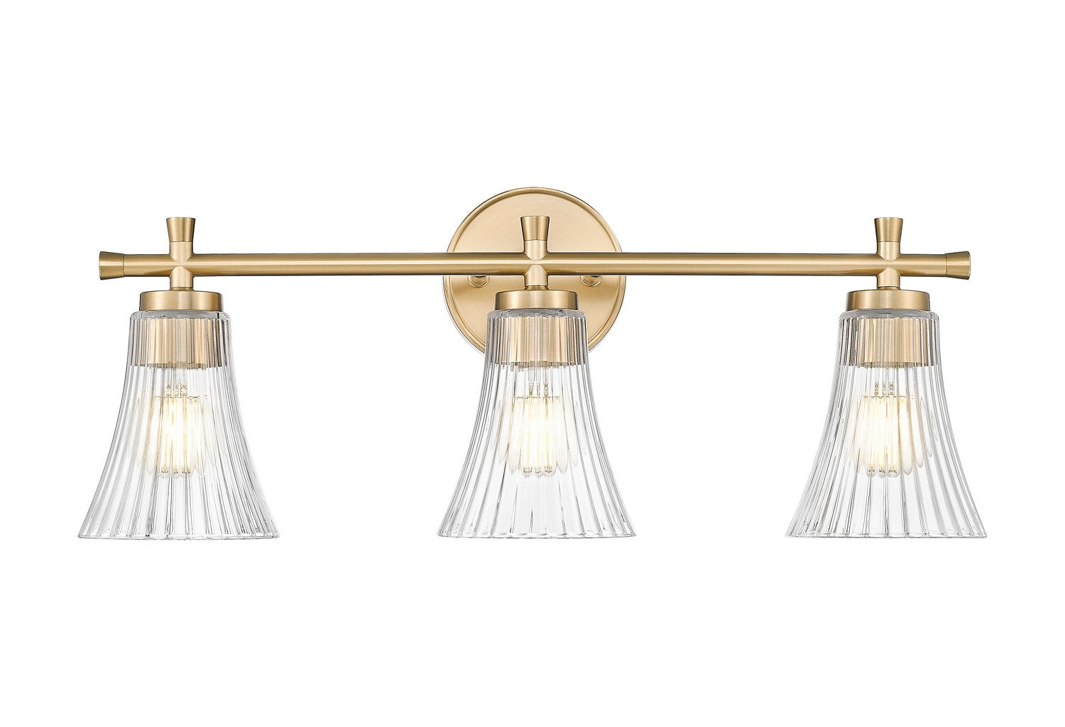 Z-Lite - 7519-3V-MGLD - Three Light Vanity - Belle - Modern Gold
