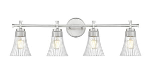 Z-Lite - 7519-4V-BN - Four Light Vanity - Belle - Brushed Nickel
