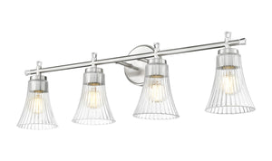 Z-Lite - 7519-4V-BN - Four Light Vanity - Belle - Brushed Nickel