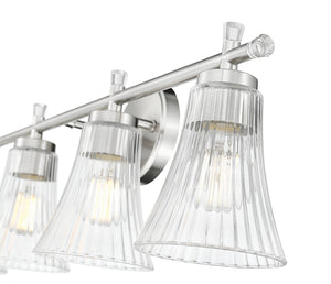 Z-Lite - 7519-4V-BN - Four Light Vanity - Belle - Brushed Nickel