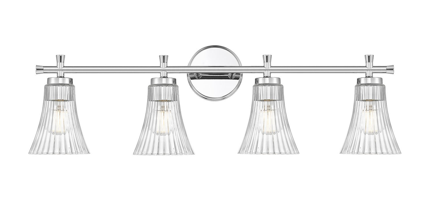 Z-Lite - 7519-4V-CH - Four Light Vanity - Belle - Chrome