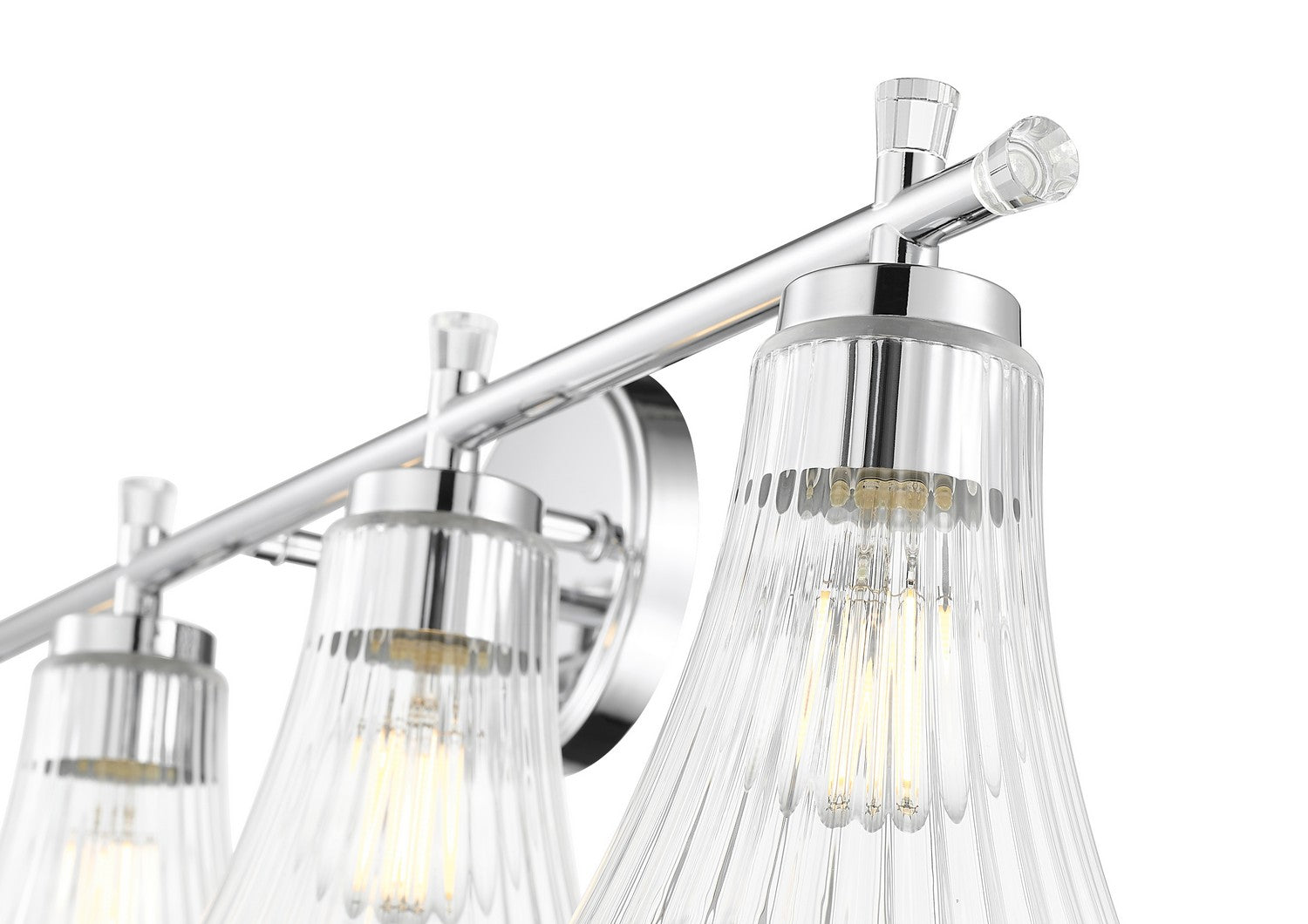 Z-Lite - 7519-4V-CH - Four Light Vanity - Belle - Chrome