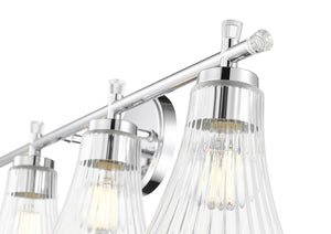 Z-Lite - 7519-4V-CH - Four Light Vanity - Belle - Chrome