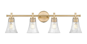 Z-Lite - 7519-4V-MGLD - Four Light Vanity - Belle - Modern Gold