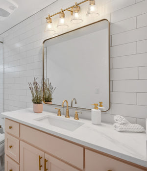 Z-Lite - 7519-4V-MGLD - Four Light Vanity - Belle - Modern Gold