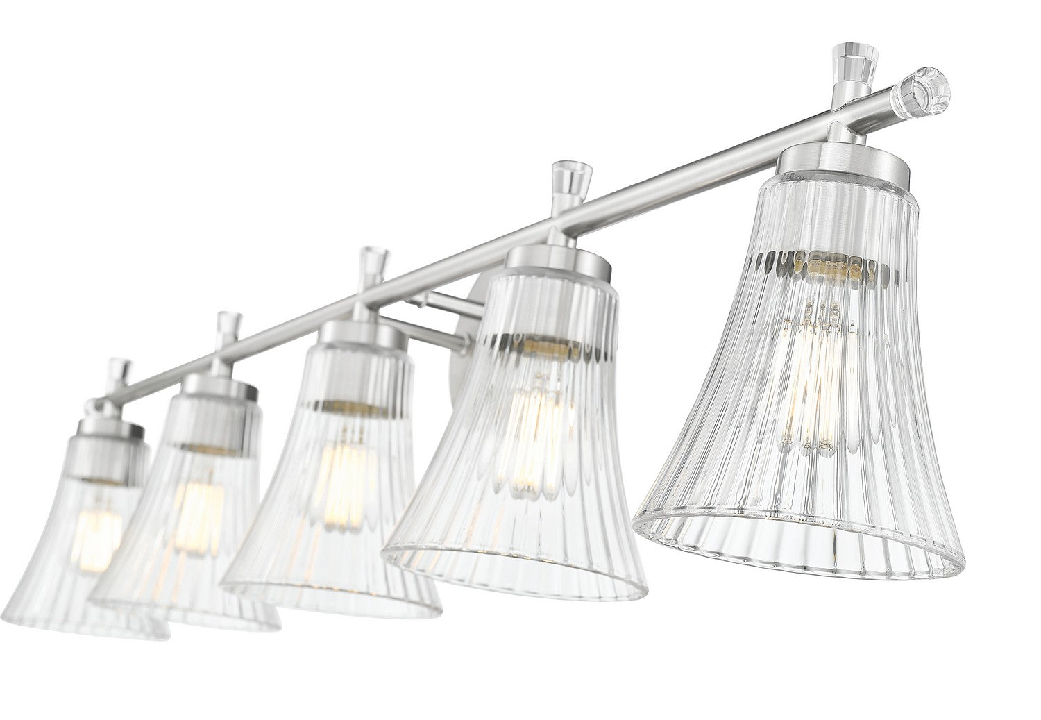 Z-Lite - 7519-5V-BN - Five Light Vanity - Belle - Brushed Nickel