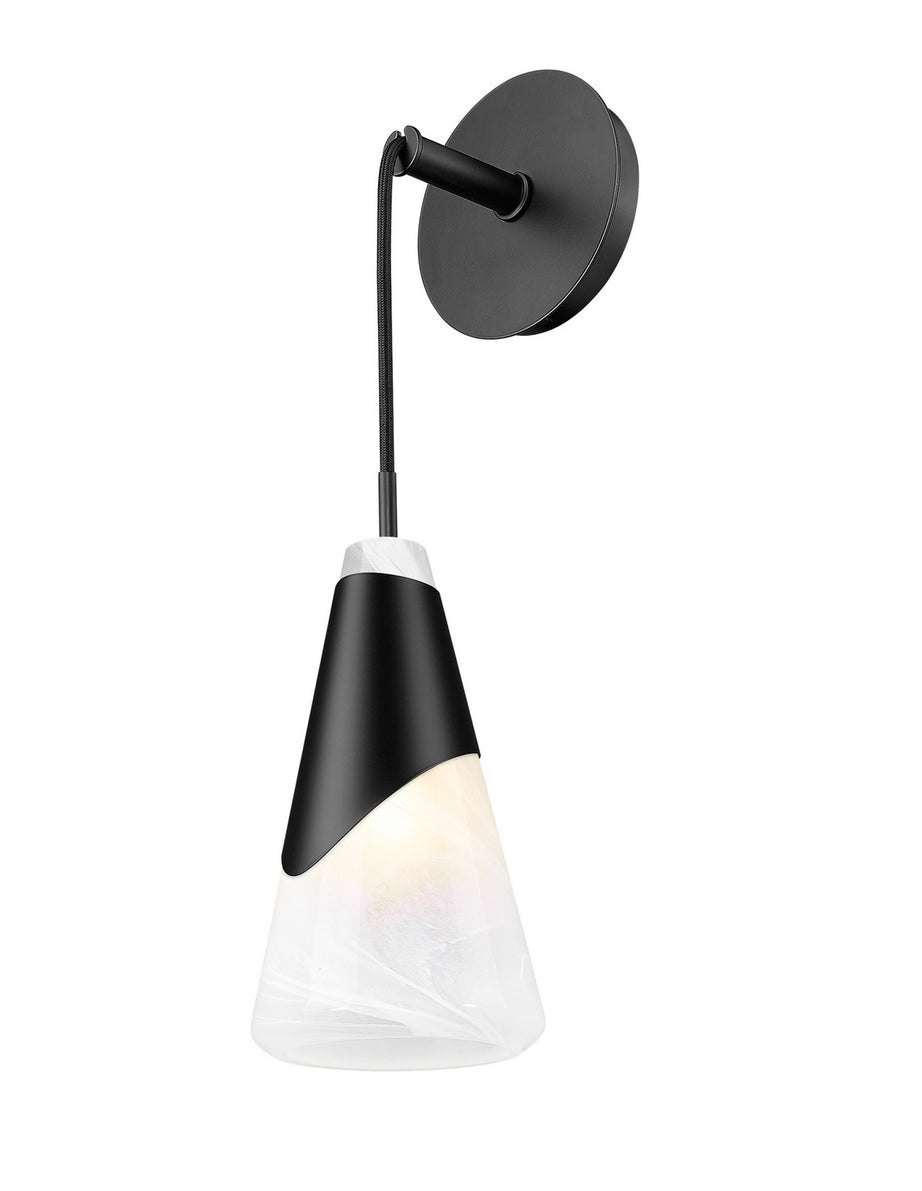 Z-Lite - 828-1S-MB - One Light Wall Sconce - Aimie - Matte Black