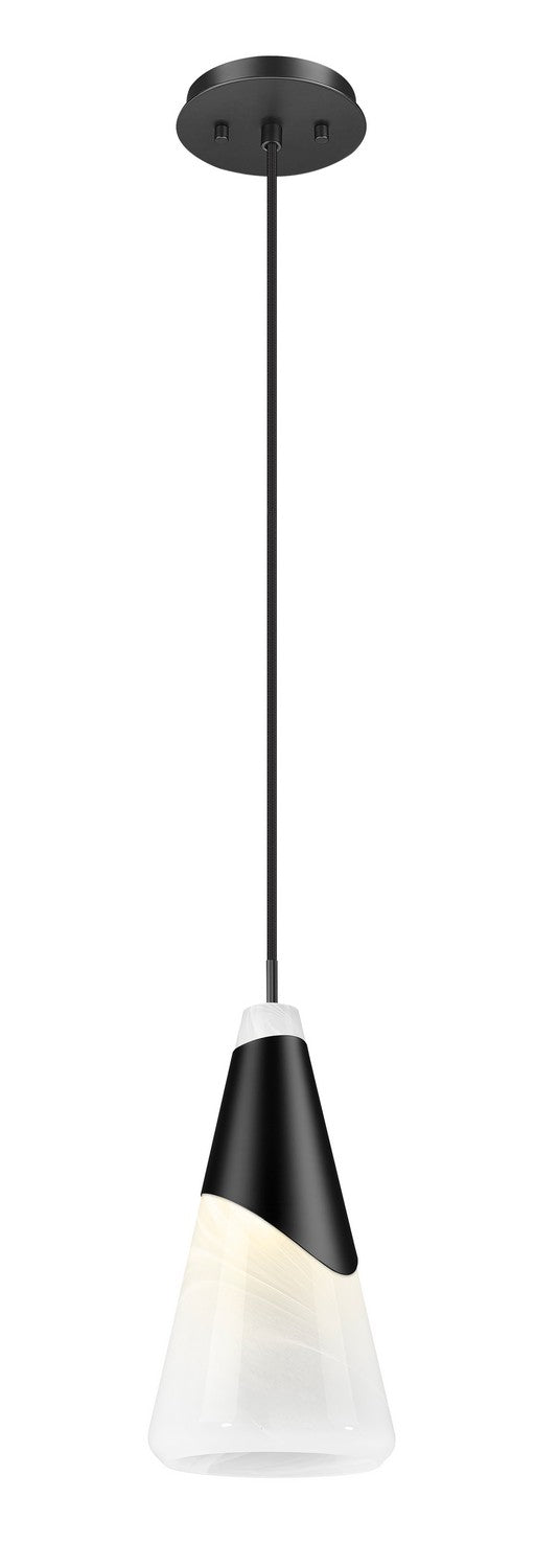 Z-Lite - 828P7-MB - One Light Pendant - Aimie - Matte Black