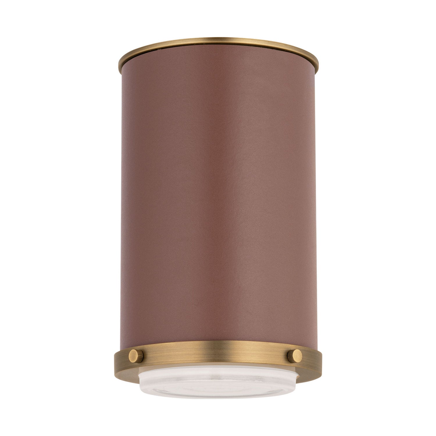Visual Comfort Studio - LF1081TWB - One Light Flush Mount - Marlowe - Time Worn Brass