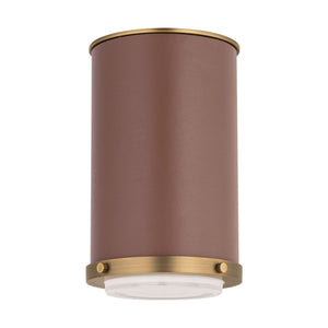Visual Comfort Studio - LF1081TWB - One Light Flush Mount - Marlowe - Time Worn Brass