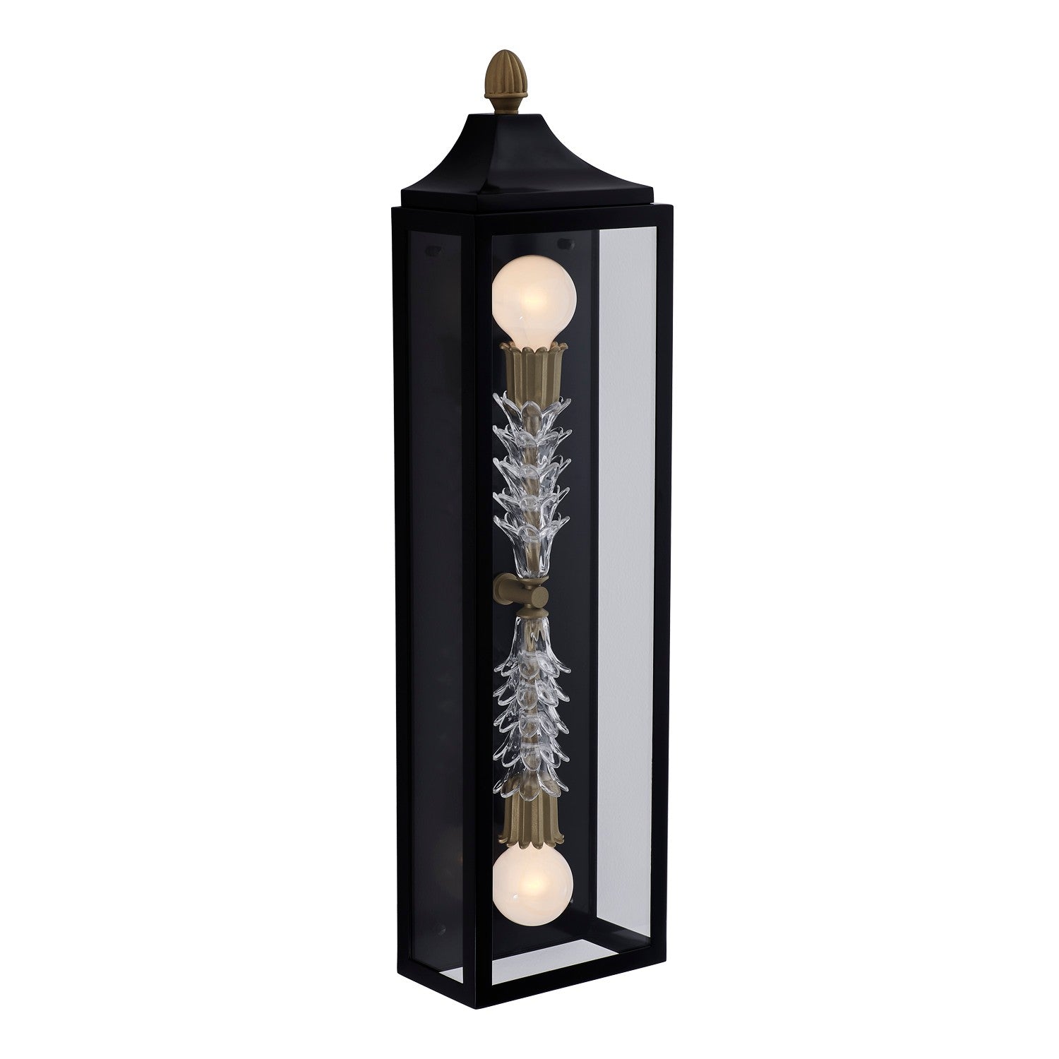 Kalco - 410121MB - Two Light Wall Sconce - Midsummer - Matte Black