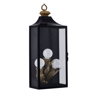 Kalco - 410221MB - Three Light Wall Sconce - Marge - Matte Black