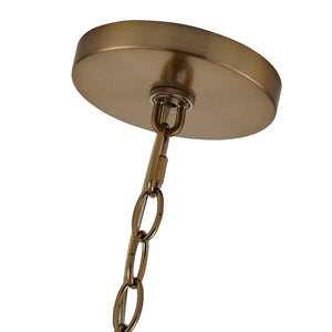 Kalco - 521355VGB - 12 Light Chandelier - Duet - Vintage Brass
