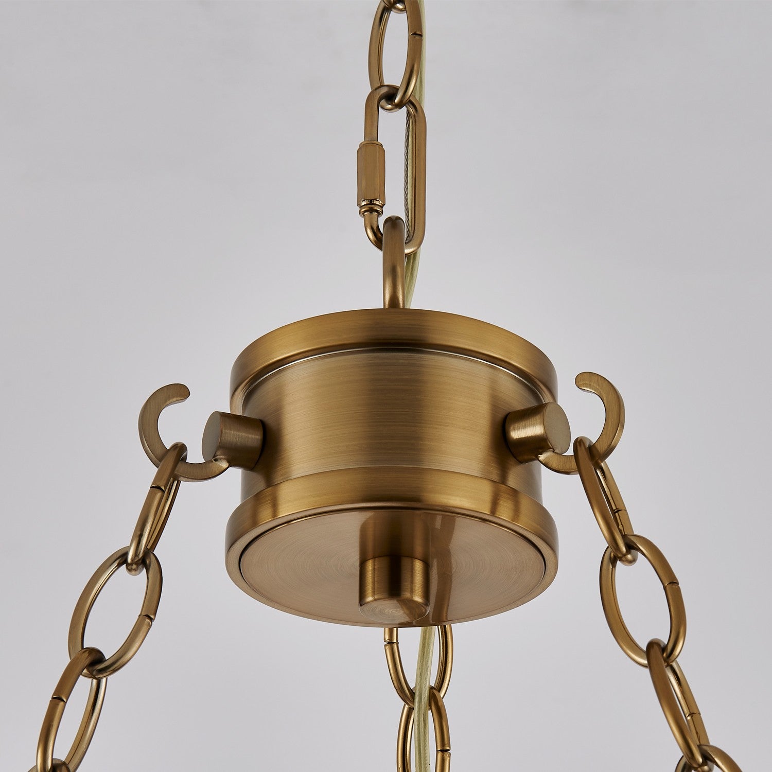 Kalco - 521355VGB - 12 Light Chandelier - Duet - Vintage Brass