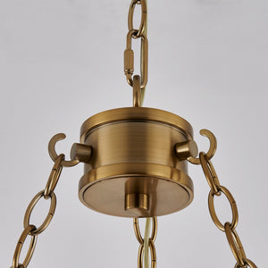 Kalco - 521355VGB - 12 Light Chandelier - Duet - Vintage Brass