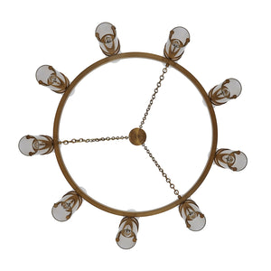 Kalco - 521356VGB - 18 Light Chandelier - Duet - Vintage Brass