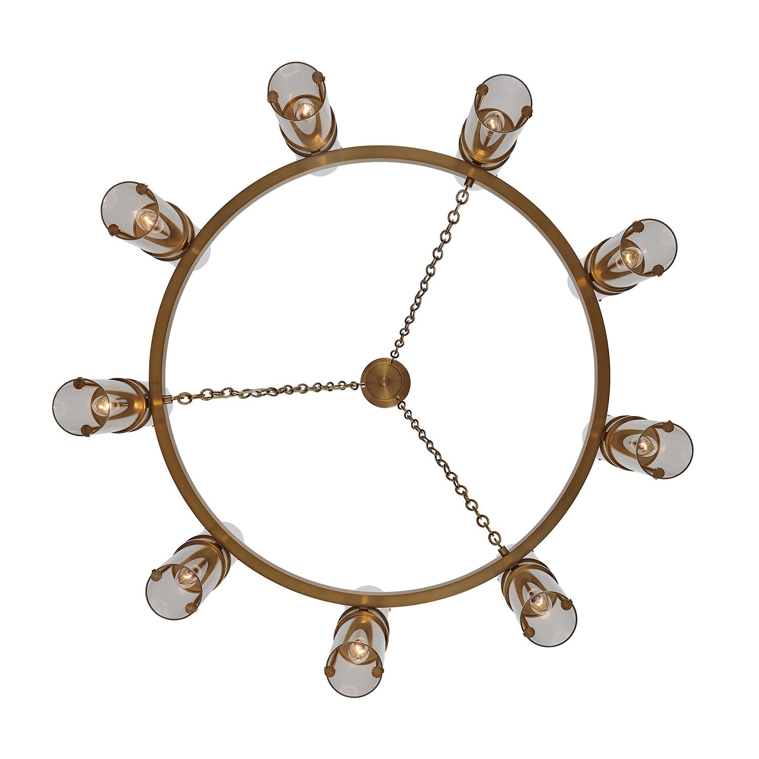 Kalco - 521356VGB - 18 Light Chandelier - Duet - Vintage Brass