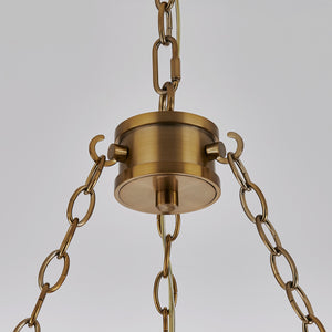 Kalco - 521356VGB - 18 Light Chandelier - Duet - Vintage Brass