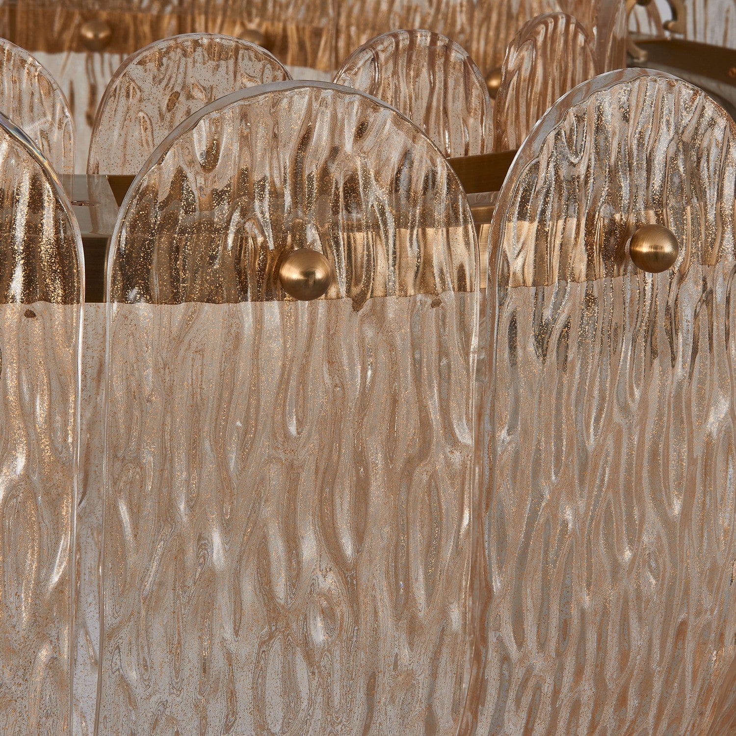 Kalco - 523455WB - Six Light Pendant - Camellia - Winter Brass