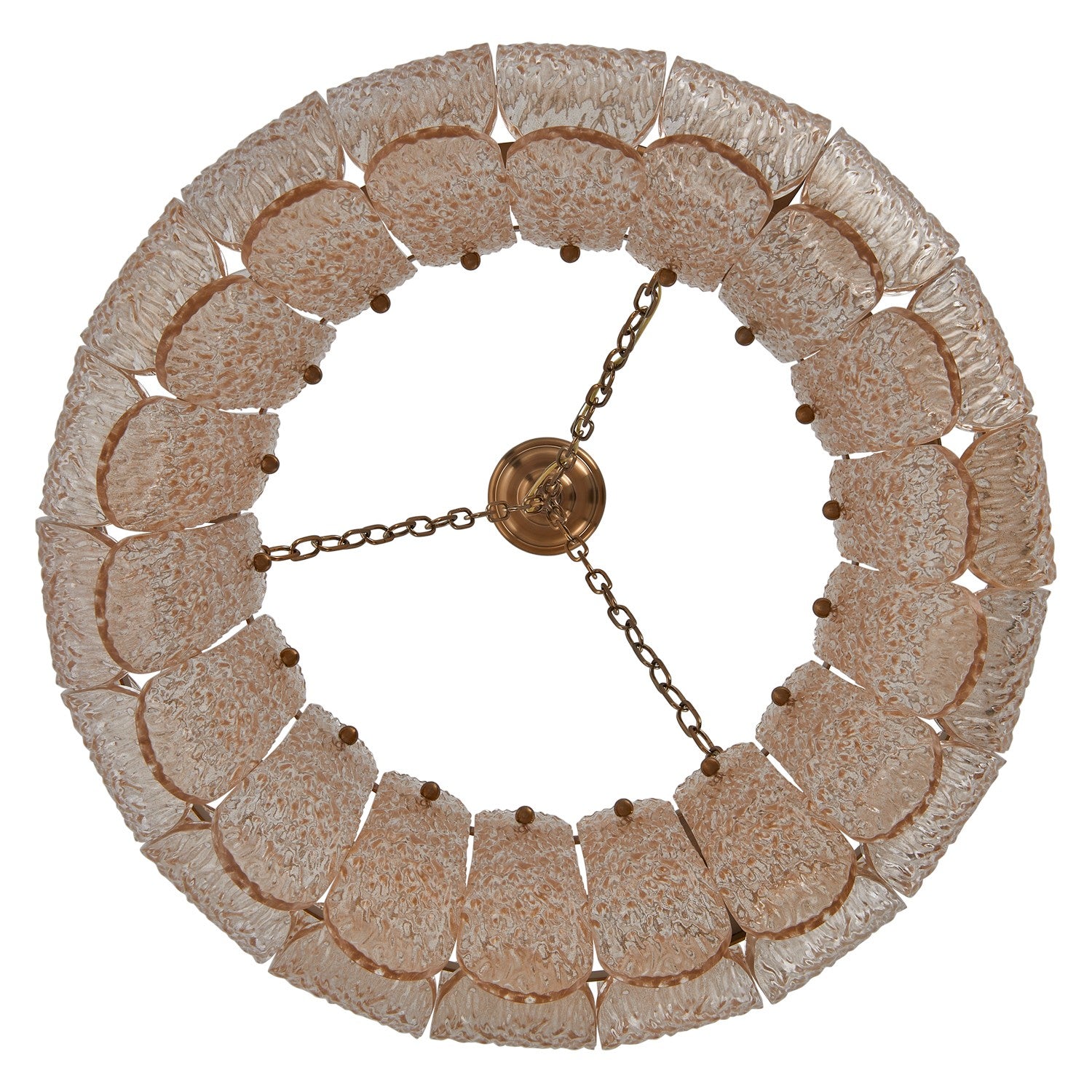 Kalco - 523455WB - Six Light Pendant - Camellia - Winter Brass