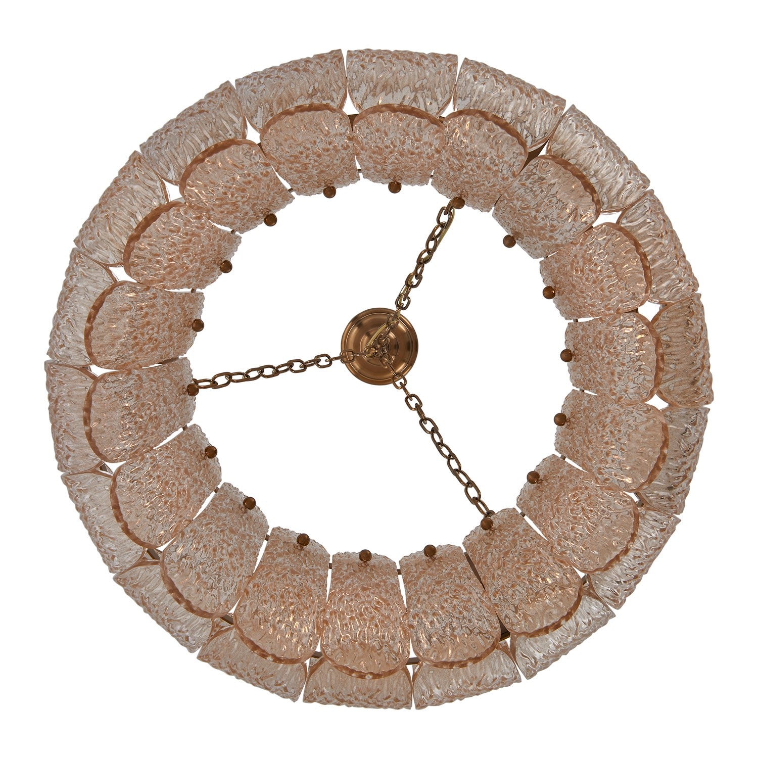 Kalco - 523455WB - Six Light Pendant - Camellia - Winter Brass