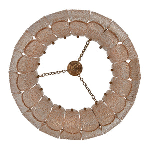 Kalco - 523455WB - Six Light Pendant - Camellia - Winter Brass