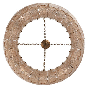 Kalco - 523456WB - Ten Light Pendant - Camellia - Winter Brass