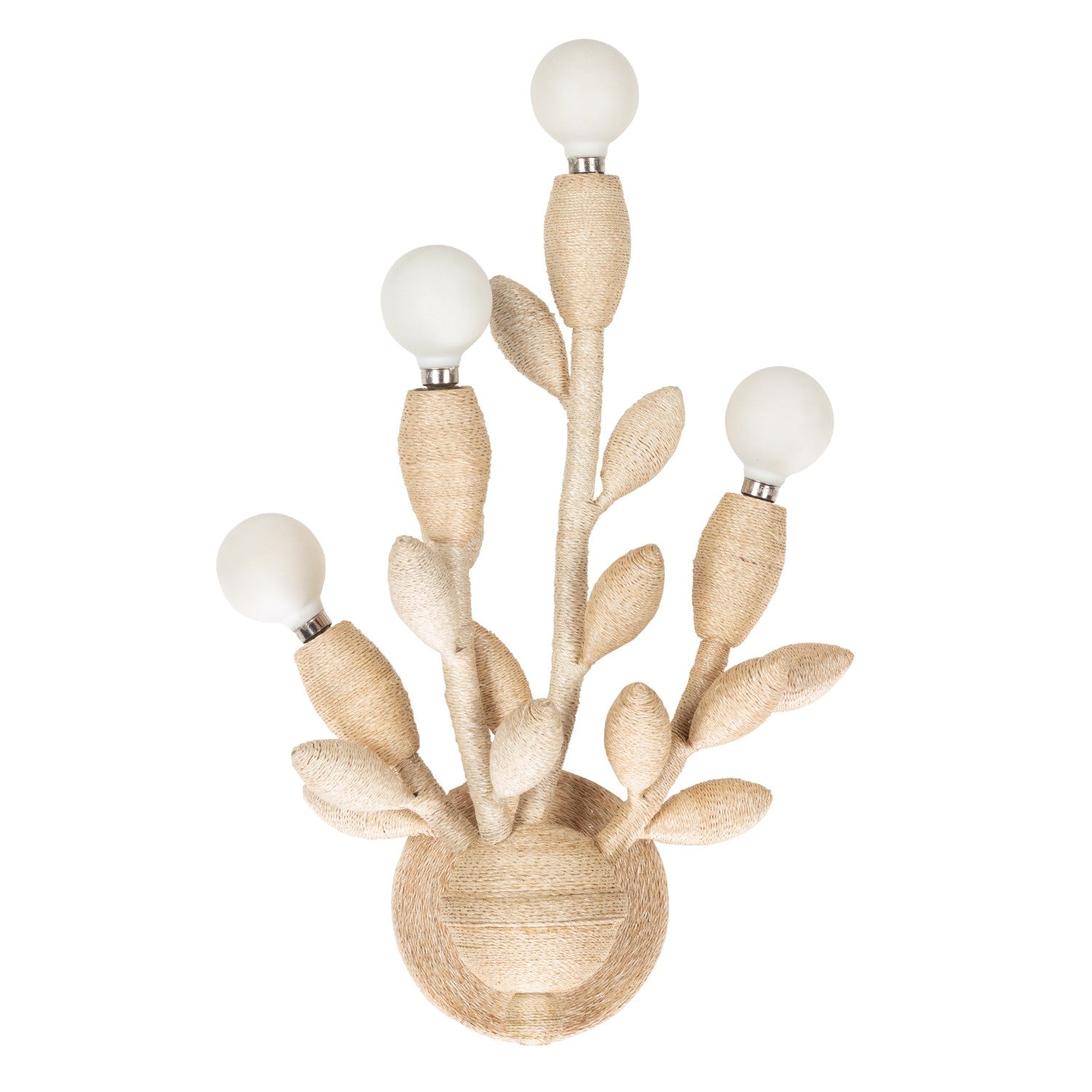 Kalco - 527021WIV - Four Light Wall Sconce - Branche - Warm Ivory