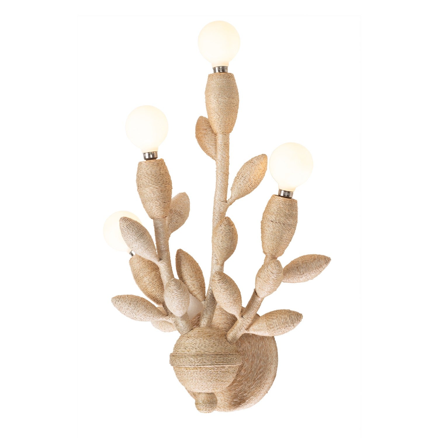 Kalco - 527021WIV - Four Light Wall Sconce - Branche - Warm Ivory