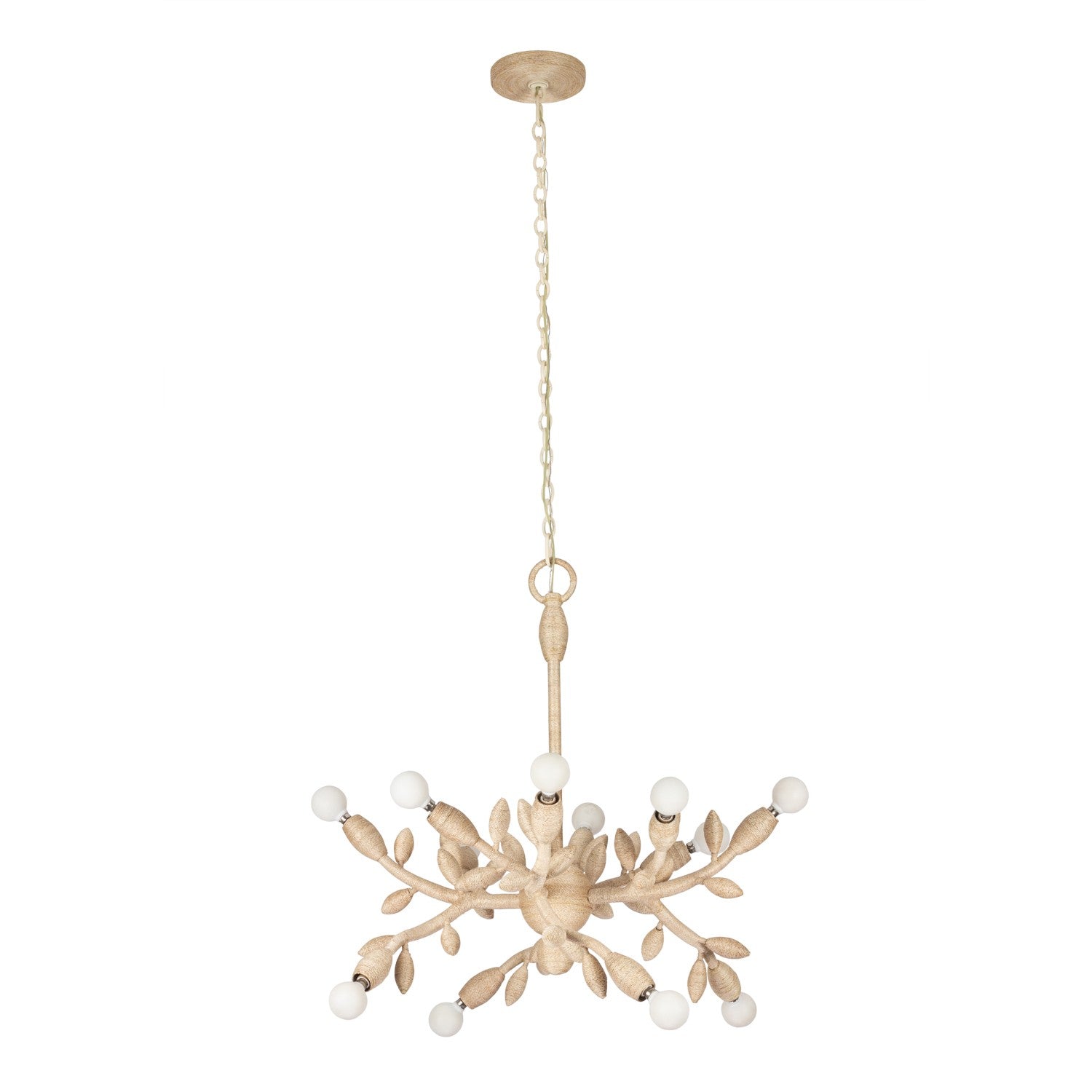 Kalco - 527055WIV - 12 Light Chandelier - Branche - Warm Ivory