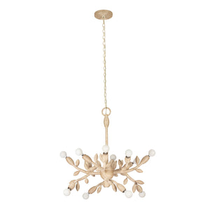 Kalco - 527055WIV - 12 Light Chandelier - Branche - Warm Ivory