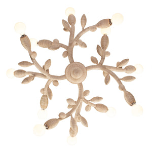Kalco - 527055WIV - 12 Light Chandelier - Branche - Warm Ivory